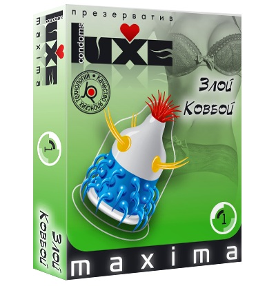 Презерватив LUXE Maxima  Злой Ковбой  - 1 шт. - Luxe - купить с доставкой в Реутове