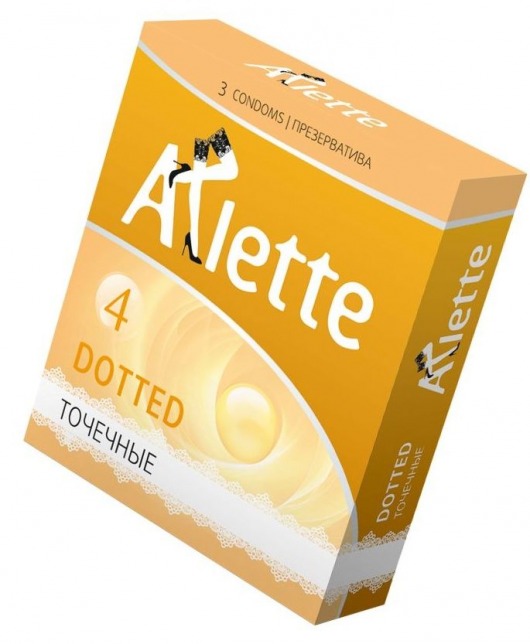 Презервативы Arlette Dotted с точечной текстурой - 3 шт. - Arlette - купить с доставкой в Реутове