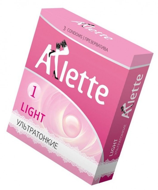 Ультратонкие презервативы Arlette Light - 3 шт. - Arlette - купить с доставкой в Реутове