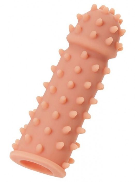 Телесная реалистичная насадка KOKOS Extreme Sleeve 03 с дополнительной стимуляцией - 12,7 см. - KOKOS - в Реутове купить с доставкой
