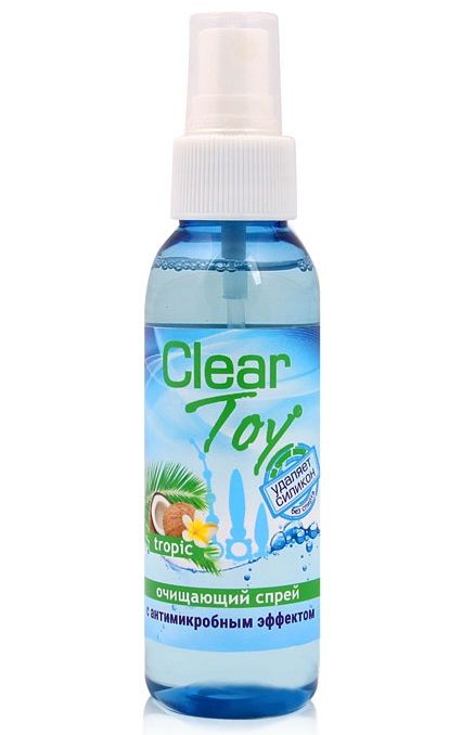Очищающий спрей для игрушек CLEAR TOY Tropic - 100 мл. - Биоритм - купить с доставкой в Реутове