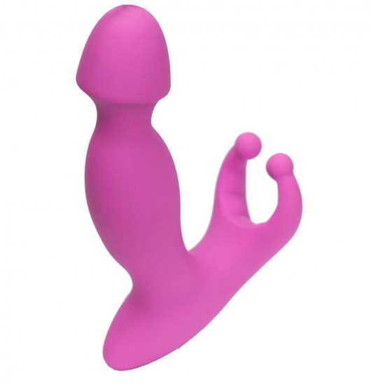 Розовый стимулятор простаты с усиками - 15 см. - 4sexdreaM - в Реутове купить с доставкой