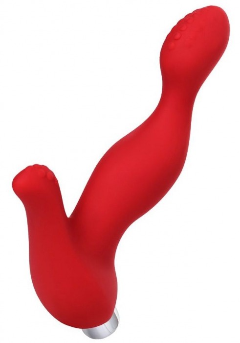 Красный силиконовый вибростимулятор простаты Proman - 12,5 см. - ToyFa - в Реутове купить с доставкой
