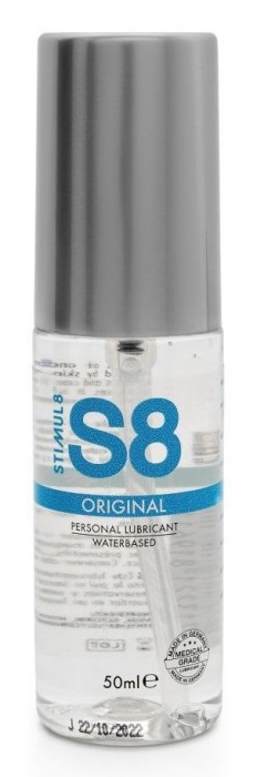 Универсальный лубрикант на водной осноdе S8 Original Lube - 50 мл. - Stimul8 - купить с доставкой в Реутове