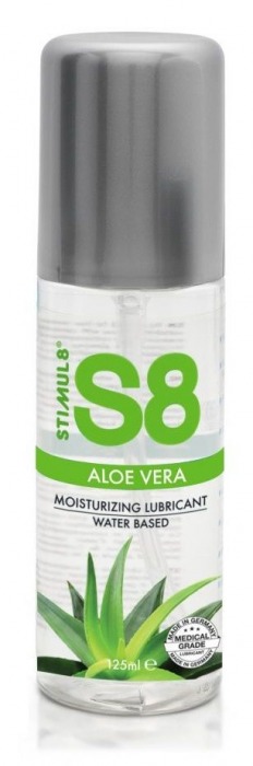 Лубрикант на водной основе S8 Aloe Vera Lube - 125 мл. - Stimul8 - купить с доставкой в Реутове