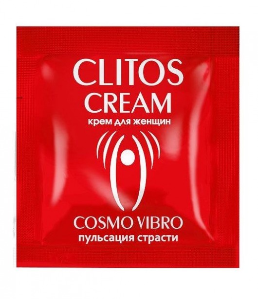 Пробник возбуждающего крема для женщин Clitos Cream - 1,5 гр. - Биоритм - купить с доставкой в Реутове