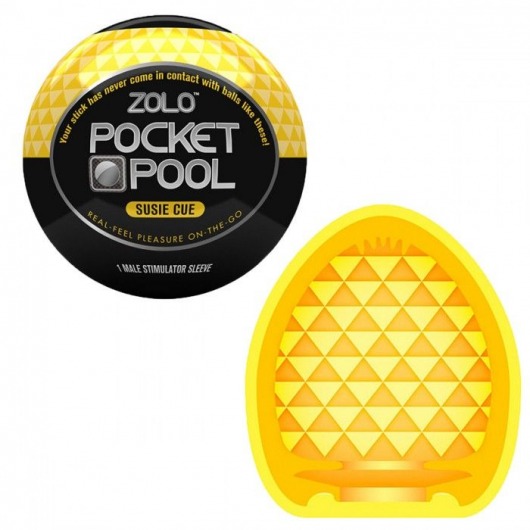 Эластичный мастурбатор Zolo Susie Cue - Zolo - в Реутове купить с доставкой