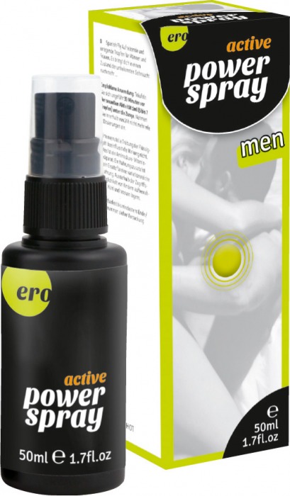 Стимулирующий спрей для мужчин Active Power Spray - 50 мл. - Ero - купить с доставкой в Реутове