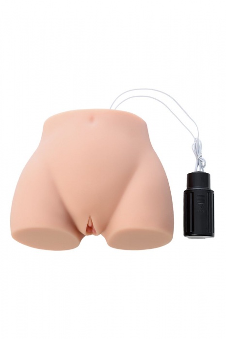 Мастурбатор-полуторс Cherry с вибрацией и двумя любовными тоннелями - KOKOS - в Реутове купить с доставкой