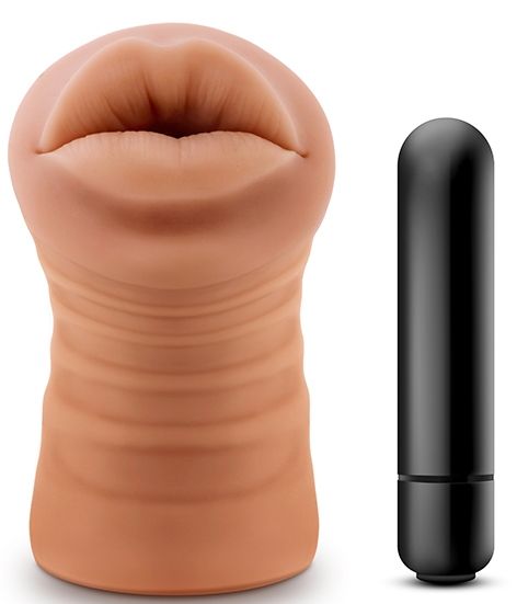 Кофейный мастурбатор-ротик Isabella - Blush Novelties - в Реутове купить с доставкой