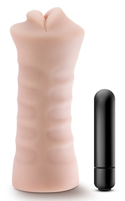 Телесный мастурбатор-ротик Angie - Blush Novelties - в Реутове купить с доставкой
