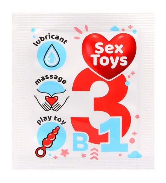 Гель-лубрикант на водной основе Sex Toys - 4 гр. - Биоритм - купить с доставкой в Реутове