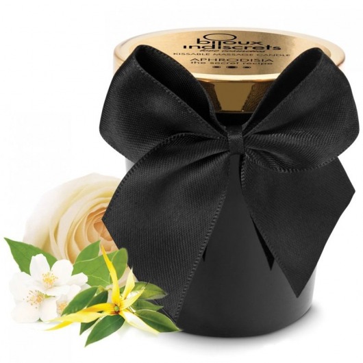 Массажная свеча Aphrodisia с цветочным ароматом - 70 мл. - Bijoux Indiscrets - купить с доставкой в Реутове