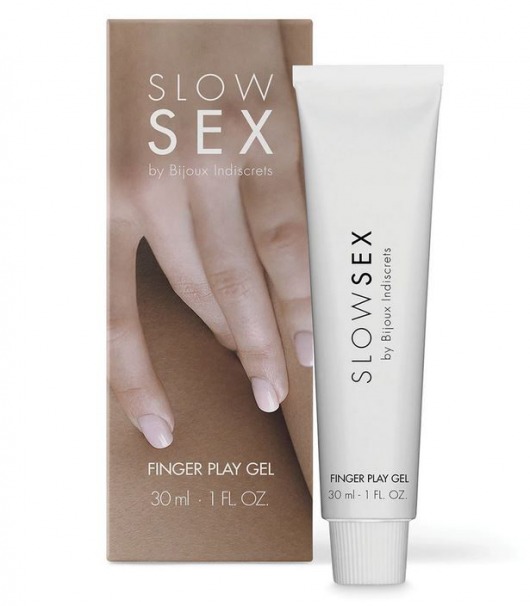 Гель для мастурбации с ароматом кокоса Slow Sex Finger Play Gel - 30 мл. - Bijoux Indiscrets - купить с доставкой в Реутове