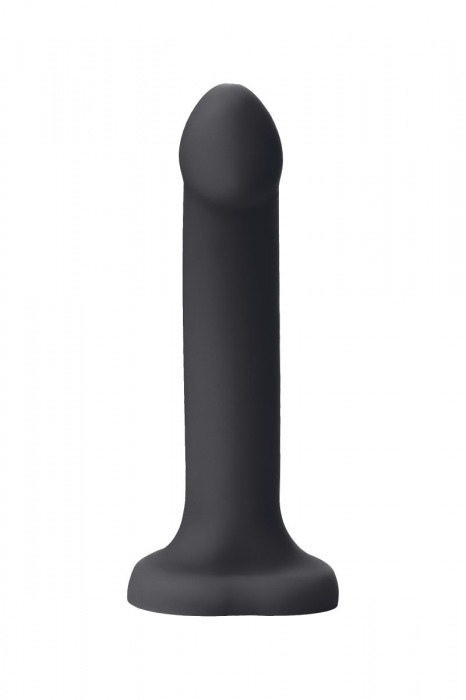 Черный фаллос с имитацией эякуляции Silicon Cum Dildo L - 19,6 см. - Strap-on-me - купить с доставкой в Реутове