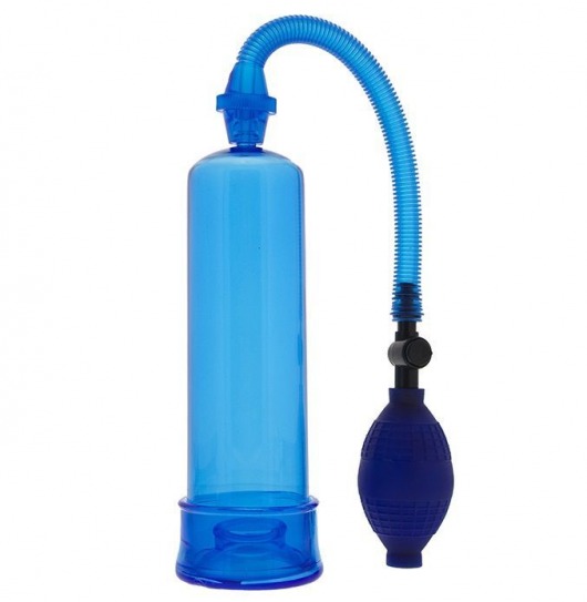 Синяя вакуумная помпа MENZSTUFF PENIS ENLARGER - Dream Toys - в Реутове купить с доставкой