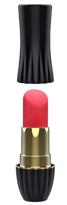Клиторальный стимулятор-помада LIPSTICK - 9,3 см. - Dream Toys - купить с доставкой в Реутове