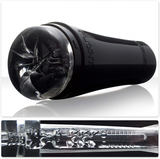 Черный мастурбатор-анус Fleshlight - Flight Pilot - Fleshlight - в Реутове купить с доставкой
