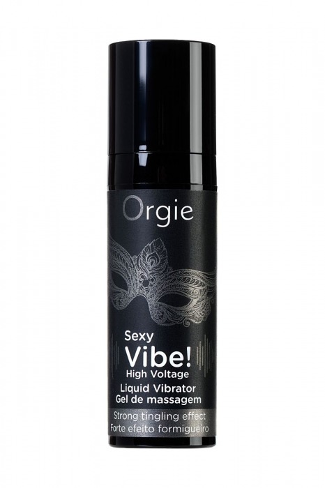 Гель для массажа ORGIE Sexy Vibe High Voltage с эффектом вибрации - 15 мл. - ORGIE - купить с доставкой в Реутове