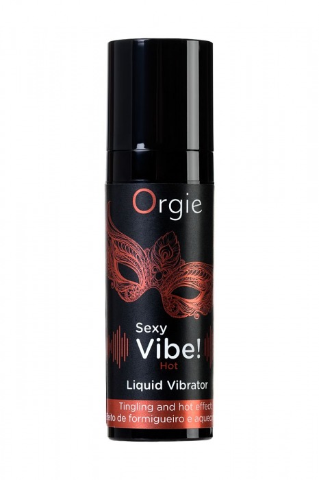 Разогревающий гель для массажа ORGIE Sexy Vibe Hot с эффектом вибрации - 15 мл. - ORGIE - купить с доставкой в Реутове