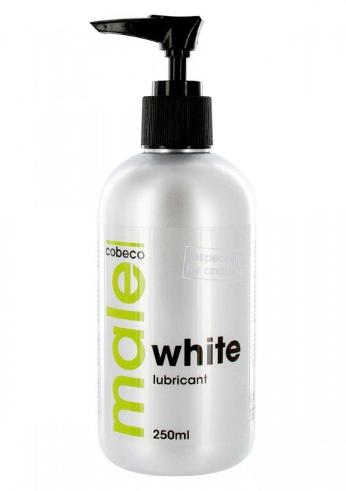 Анальная смазка на водной основе MALE Cobeco White Lubricant - 250 мл. - Cobeco - купить с доставкой в Реутове