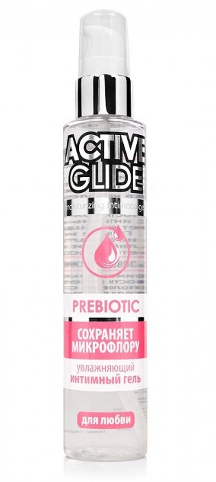 Увлажняющий интимный гель Active Glide Prebiotic - 100 гр. - Биоритм - купить с доставкой в Реутове