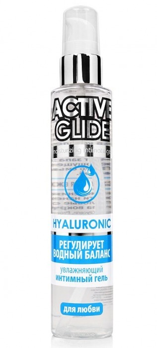 Увлажняющий интимный гель Active Glide Hyaluronic - 100 гр. - Биоритм - купить с доставкой в Реутове