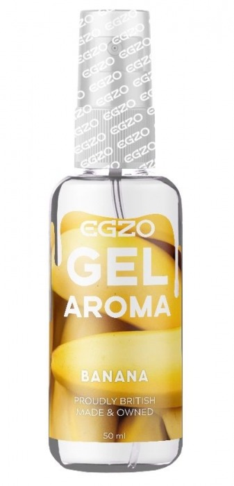 Интимный лубрикант EGZO AROMA с ароматом банана - 50 мл. - EGZO - купить с доставкой в Реутове