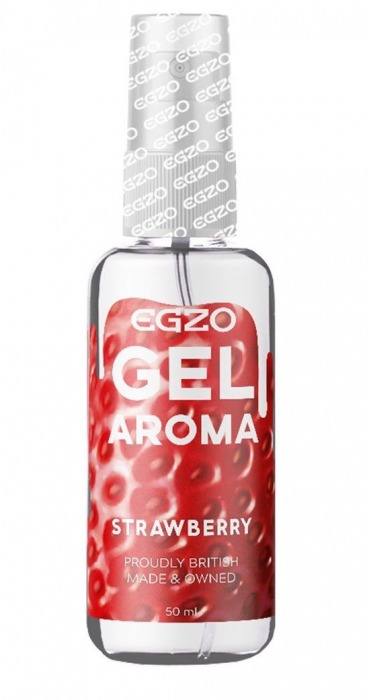 Интимный лубрикант EGZO AROMA с ароматом клубники - 50 мл. - EGZO - купить с доставкой в Реутове