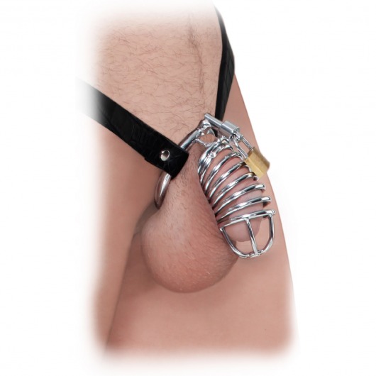 Кольцо верности Extreme Chastity Belt с фиксацией головки - Pipedream - купить с доставкой в Реутове