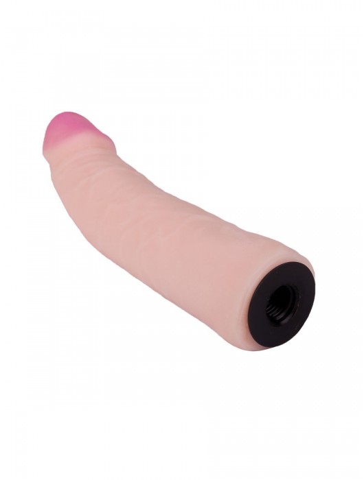 Пояс-трусики с 2 насадками Exotic-Alice - 18 см. - LOVETOY (А-Полимер) - купить с доставкой в Реутове