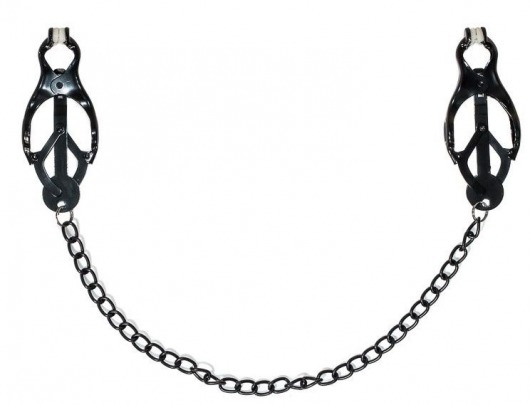 Зажимы на соски Darkside с цепочкой - Lola Games - купить с доставкой в Реутове