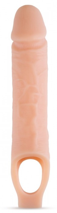 Телесный реалистичный фаллоудлинитель 10 Inch Silicone Cock Sheath Penis Extender - 25,4 см. - Blush Novelties - в Реутове купить с доставкой