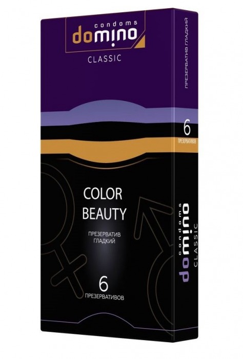Разноцветные презервативы DOMINO Colour Beauty - 6 шт. - Domino - купить с доставкой в Реутове