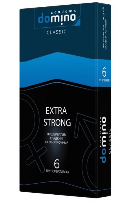 Суперпрочные презервативы DOMINO Extra Strong - 6 шт. - Domino - купить с доставкой в Реутове