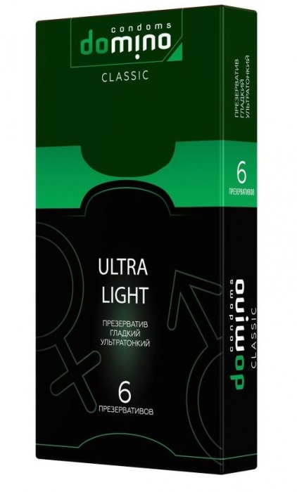 Супертонкие презервативы DOMINO Ultra Light - 6 шт. - Domino - купить с доставкой в Реутове