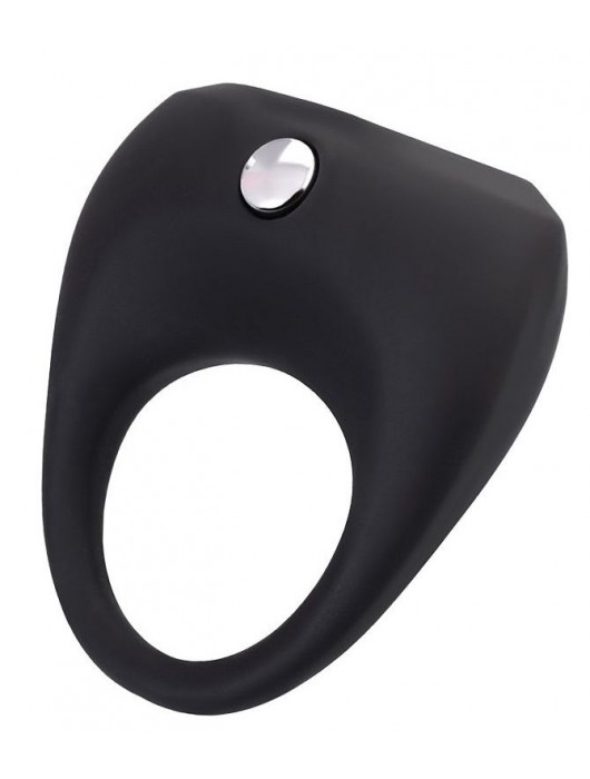 Черное эрекционное виброкольцо Erotist Cosm - Erotist Adult Toys - в Реутове купить с доставкой