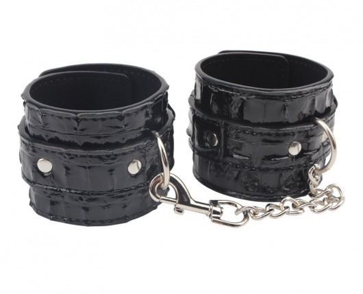 Черные наручники Surrender Wrist Restraints - Chisa - купить с доставкой в Реутове