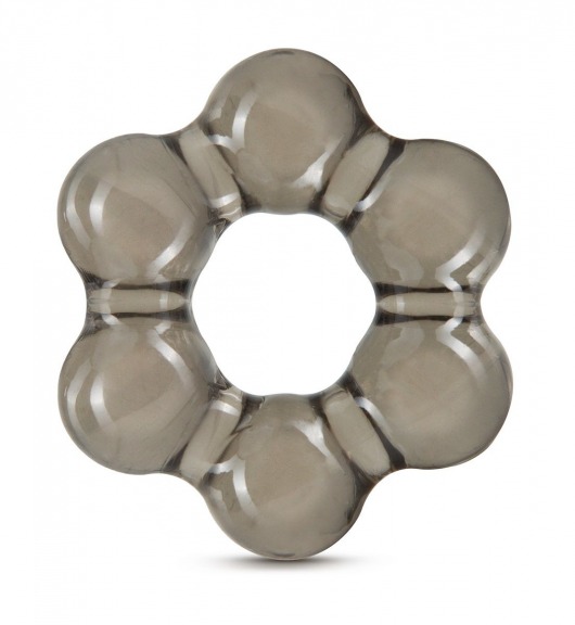 Дымчатое эрекционное кольцо Stay Hard Thick Bead Cock Ring - Blush Novelties - в Реутове купить с доставкой