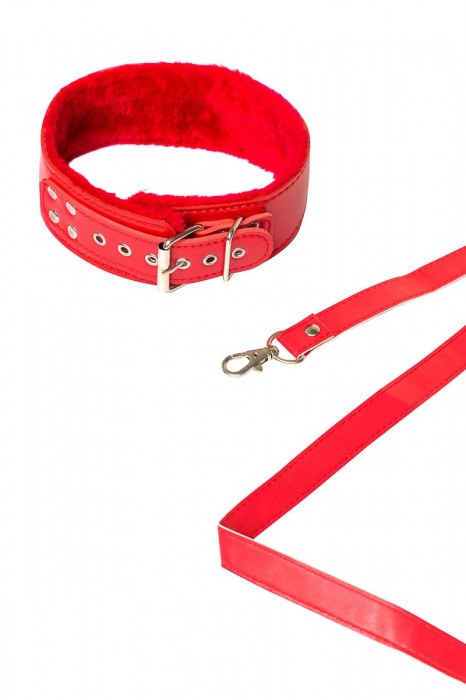 Красный ошейник Circus с поводком - Lola Games - купить с доставкой в Реутове