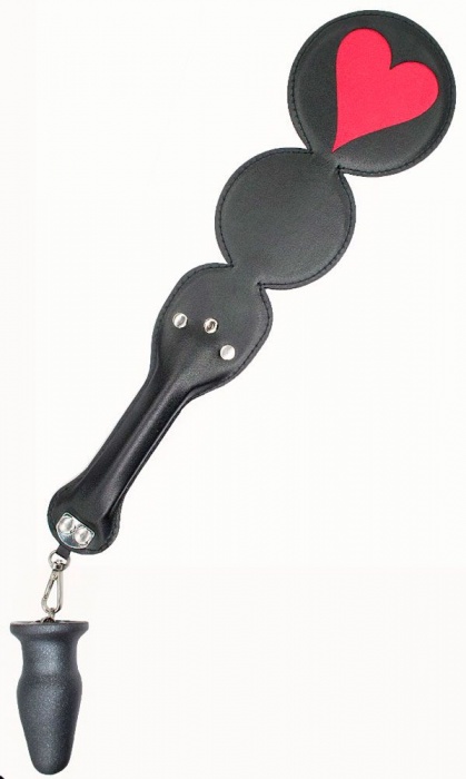 Шлёпалка  Черви  с анальным плагом - LOVETOY (А-Полимер) - купить с доставкой в Реутове