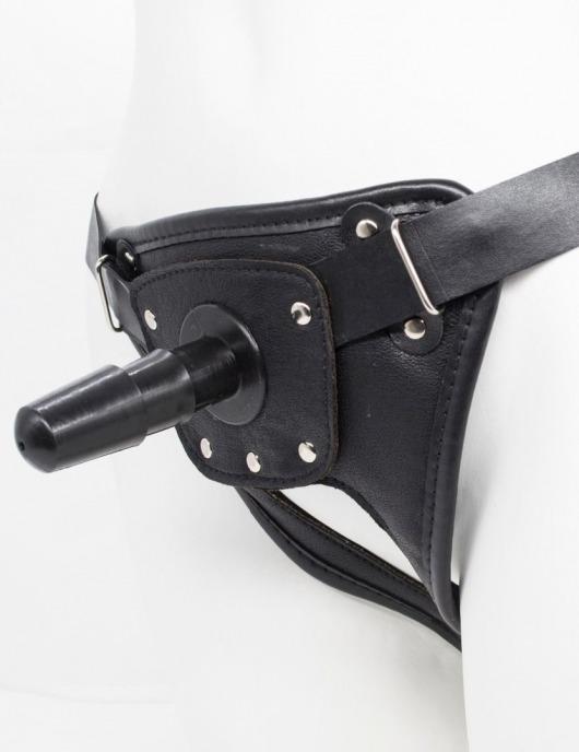 Черный пояс для насадок CLASS STRAP Restyling - LOVETOY (А-Полимер) - купить с доставкой в Реутове