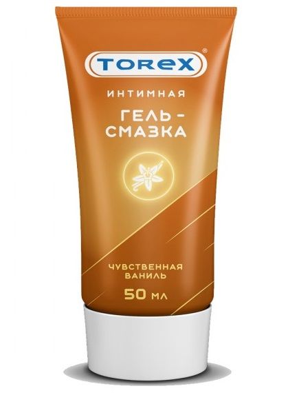 Смазка на водной основе TOREX  Чувственная ваниль  - 50 мл. - Torex - купить с доставкой в Реутове