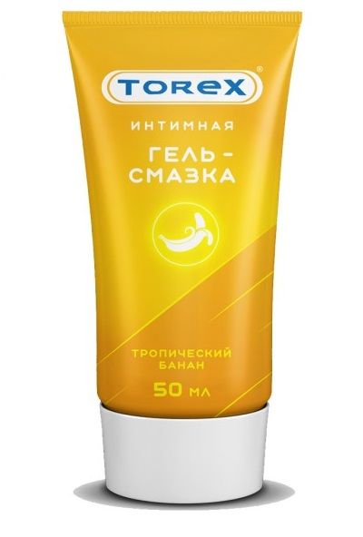 Смазка на водной основе TOREX  Тропический банан  - 50 мл. - Torex - купить с доставкой в Реутове