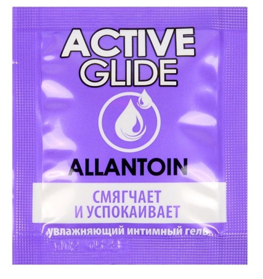 Лубрикант на водной основе Active Glide с аллантоином - 3 гр. - Биоритм - купить с доставкой в Реутове