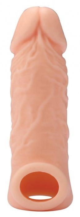 Телесная насадка EXTENDER WITH BALL STRAP 5.5 - 14 см. - Dream Toys - в Реутове купить с доставкой