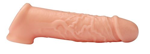 Телесная насадка EXTENDER WITH BALL STRAP 6.5 - 17 см. - Dream Toys - в Реутове купить с доставкой