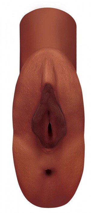 Коричневый мастурбатор Perfect Pussy Double Stroker - Pipedream - в Реутове купить с доставкой