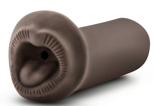 Коричневый мастурбатор-ротик Naughty Nicole - Blush Novelties - в Реутове купить с доставкой