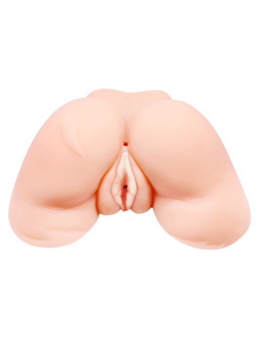 Телесная вибровагина Julie с 2 рабочими отверстиями - Baile - в Реутове купить с доставкой